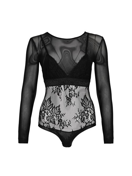 Body Fagiolino in tulle e pizzo PINKO | 106272 A33EZ99